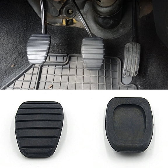 2X Car Brake Clutch Pedal Pad Cover For Renault Clio Laguna Megane Scenic Kangoo