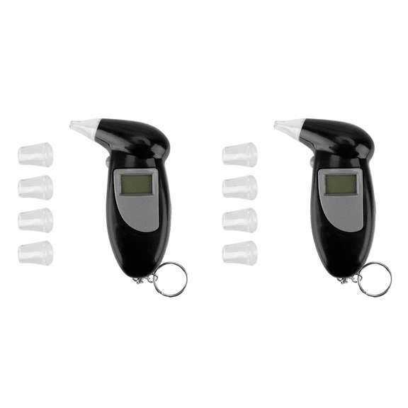 2X Car Breath Alcohol Tester Handheld Breathalyzer Alcotest Test Tools Backlight Digital DUI Meter