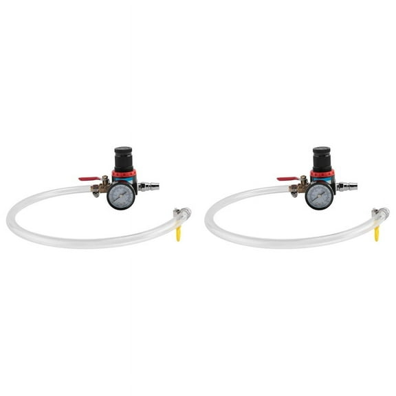 2X Car Cooling Radiator Pressure Leak Tester Tank Tank Detector Meter Tool