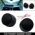thumbnail image 1 of 2X Car Dome Tweeter Speaker Loudspeaker Car Speaker Auto Audio Treble Speaker, 1 of 8