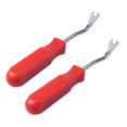 thumbnail image 1 of 2X Car Door Interior Trim Clip Panel Upholstery Fastener Clip Remover Tool Screwdriver Nail Puller 4 Inch Red, 1 of 6