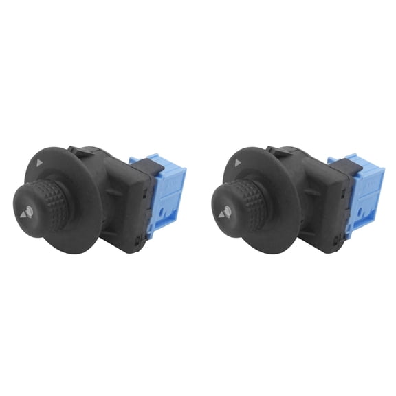2X Car Electric Rearview Mirror Control Switch Button Rearview Mirror Knob Switch for  C3 11Pin 6545. 6545KS