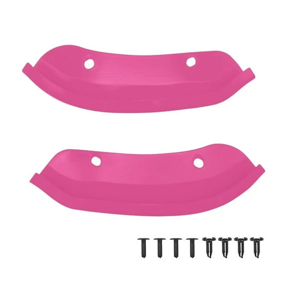 2X Car Front Splitter Bumper Lip Protector Strip Lower Bumper Spoiler For Dodge Challenger HellCat Widebody 2015-2020