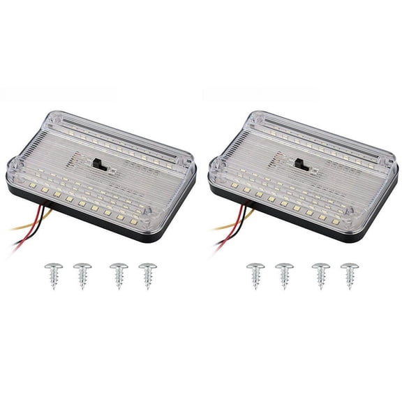 2X Car Interior Light 36LED Roof Ceiling Reading Light