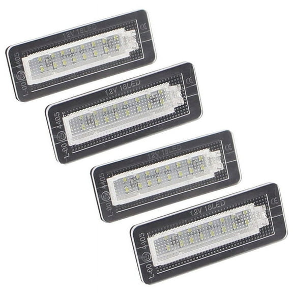 2X Car LED License Plate Light for  Smart for Two Coupe Convertible 450 451