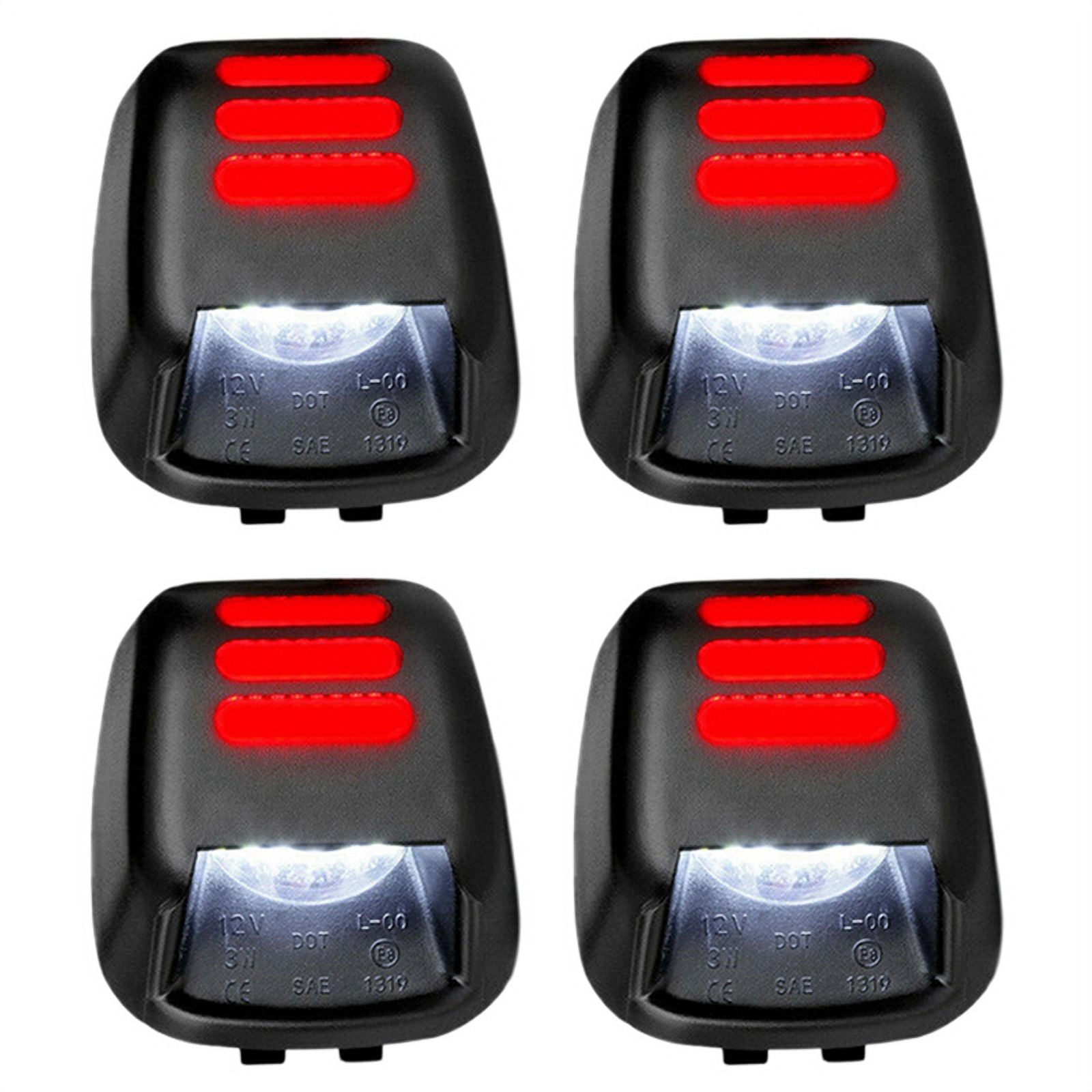 2X Car LED License Plate Lights Rear Light Waterproof Taillamp for Navara D40 2007-2016
