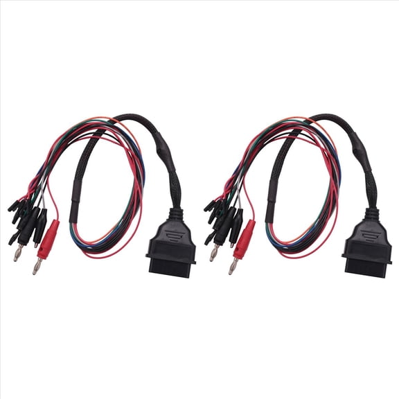 2X Car MPPS V18 Version V18.12.3.8 Breakout Tricore Cable ECU Programming Multi-Connector OBD 16PIN Bench Pinout Cable,2 x OBD Cable,Black