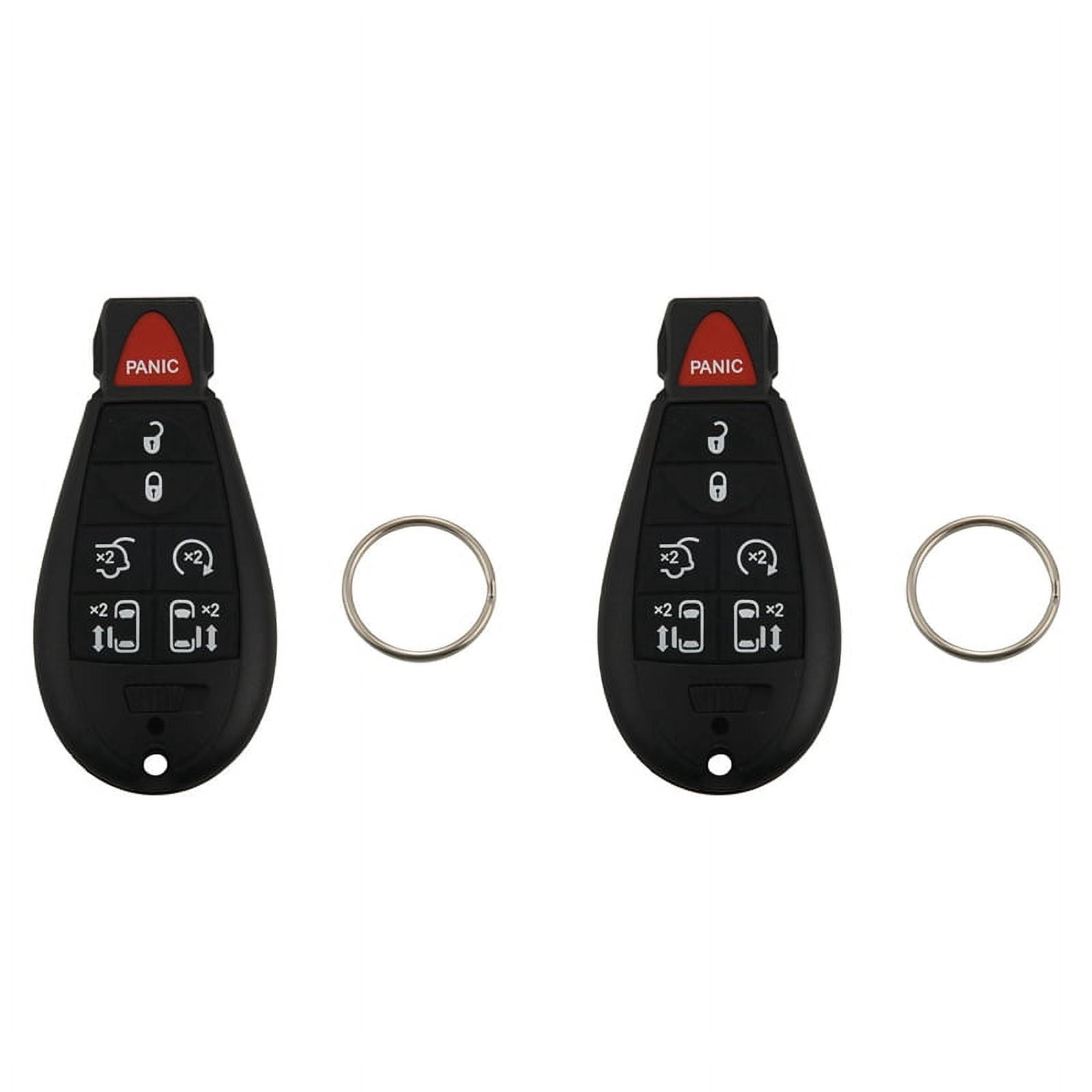 7-Button Remote Start Key Fob – Fits 2008–2016 Chrysler Town & Country – Unbranded Replacement