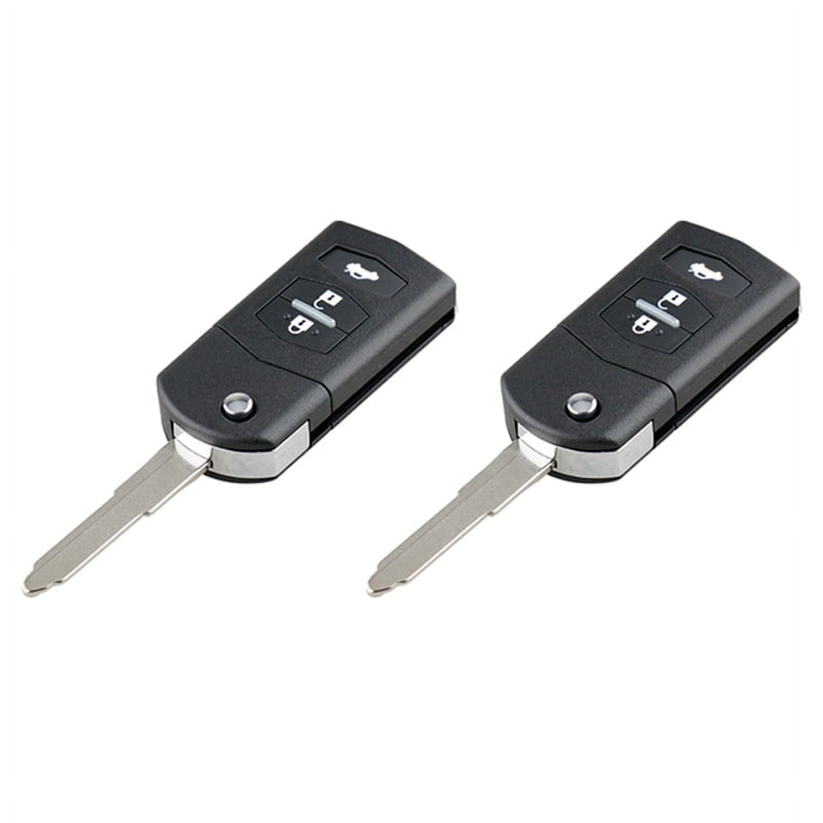 2X Car Smart Remote Key 3 Buttons 80-Bit 63 Chip Car Key Fob Fit for 2 ...