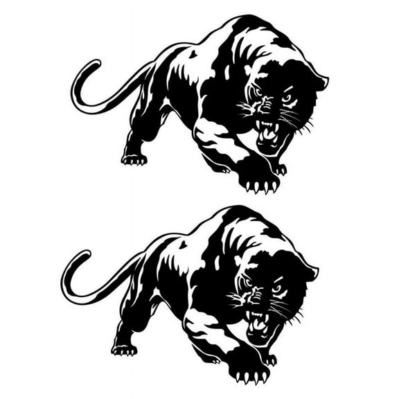 2X Car Sticker Cool Decals Vinyl Waterproof Auto Tuning Styling Black