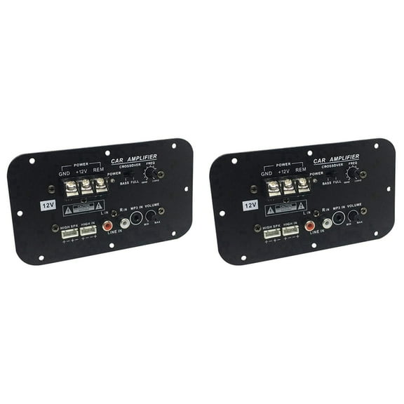 2X Car Subwoofer Amplifier Board, 500W High Power HiFi Bass Board DC 12V
