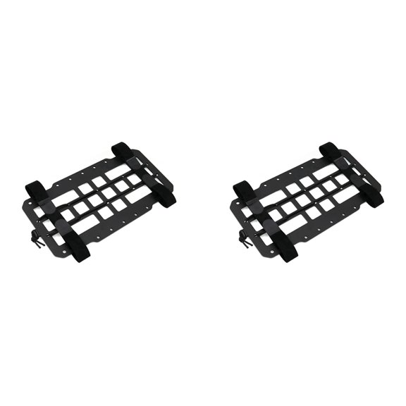 2X Car Sun Visor Organizer, Vehicle Rigid Molle Panel, Pickup, SUV, Truck Equipment Modular for Pouch Tool Holder