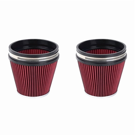 2X Car Universal 6 Inch High  Intake Air Filter Car Engine Air Inlet 152mm Mushroom Style Car Modified Filter,C