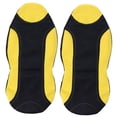 thumbnail image 1 of 2X Car Universal Support High Back Bucket Cover Cover Cover Yellow, 1 of 8