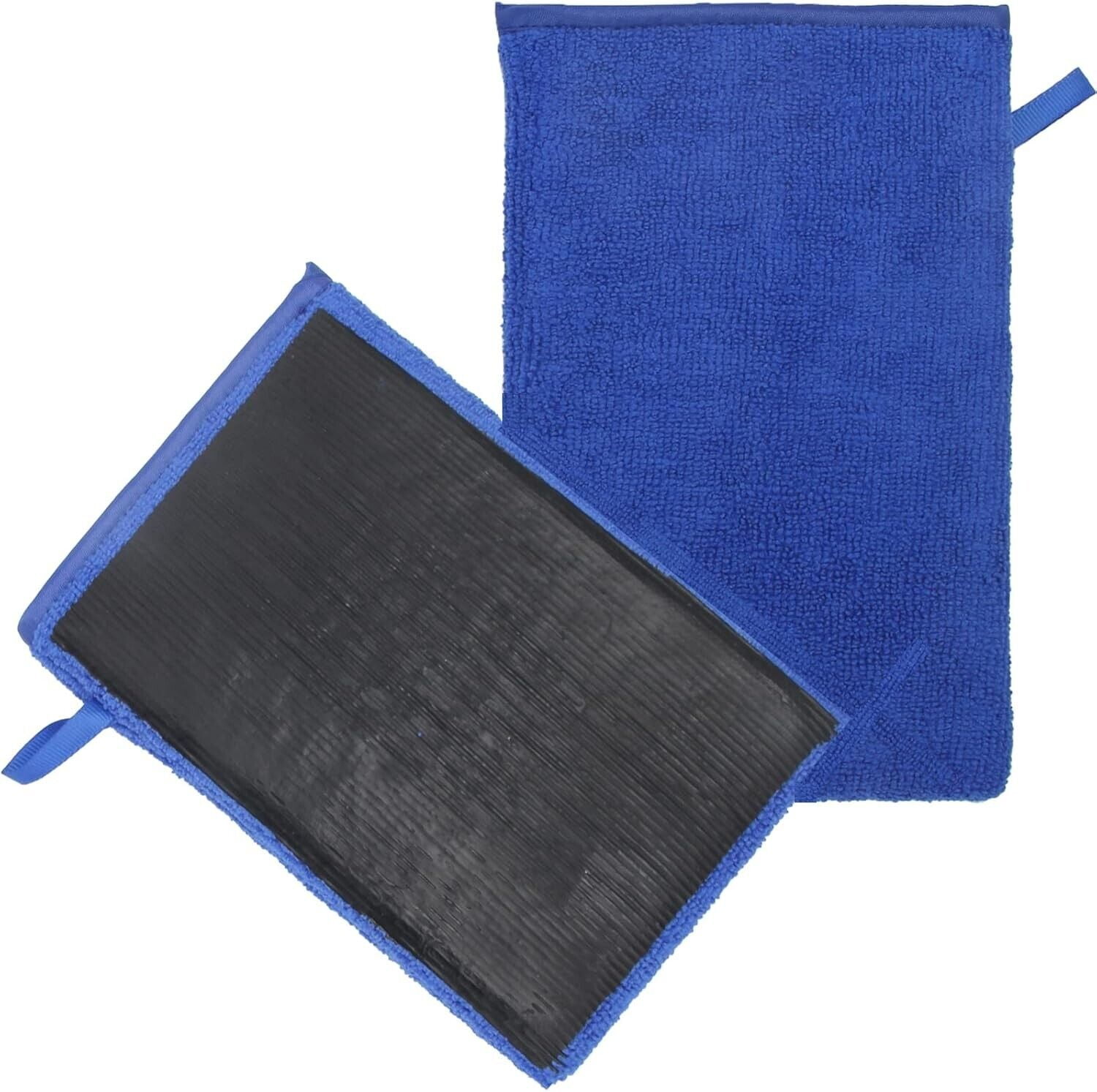 2X Car Wash Gloves Microfiber Clay Bar Towel Detailing Cleaning Cloth Rag Mitt