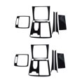 thumbnail image 1 of 2X Carbon Fiber Interior Central Control Panel Trim Cover for C Class W204 2007-2013 RHD, 1 of 8