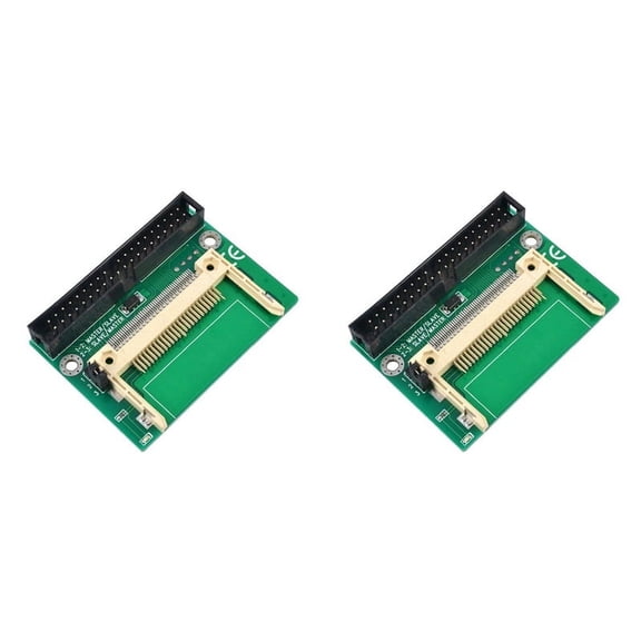 2X Card to 3.5 Inch IDE Male Adapter Compact Flash Memory Disk to 40 Pin 3.5 Inch Desktop PATA HDD Converter