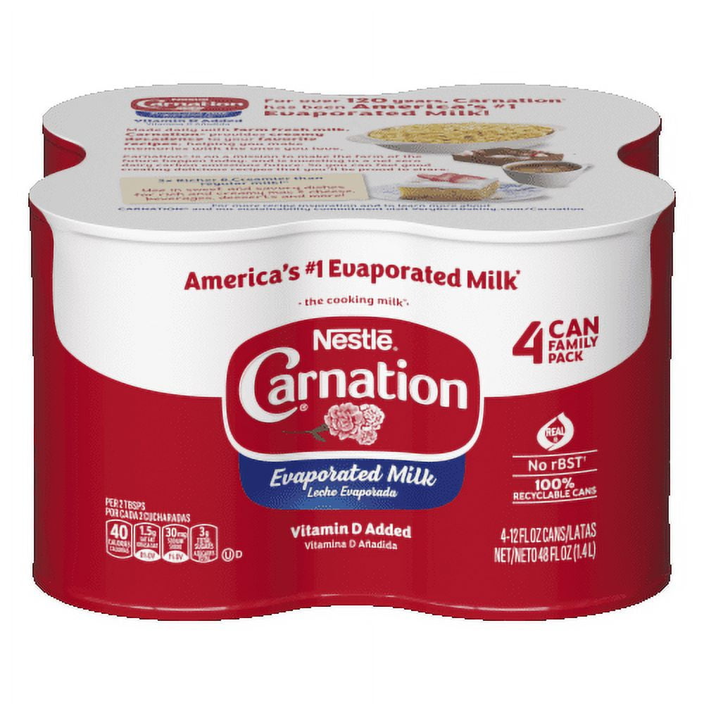 2X - Carnation Vitamin D Added Evaporated Milk