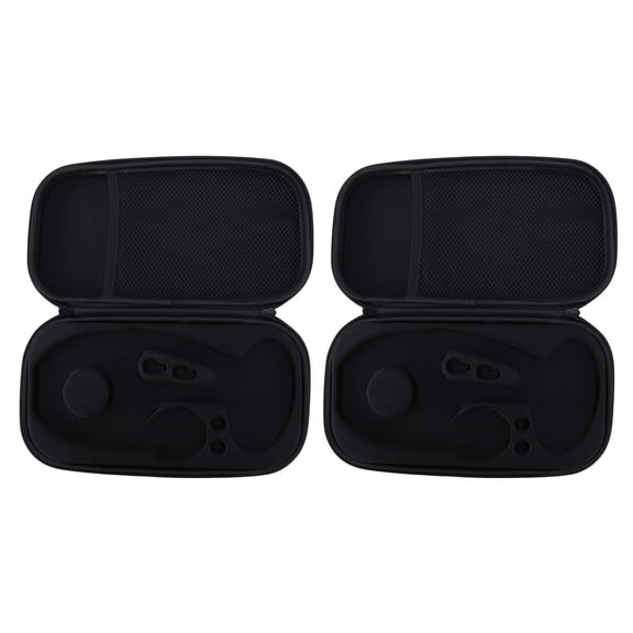 2X Carry Travel Organizer Stethoscope Hard Storage Box Case Bag Eva Black,2 x Stethoscope Hard Case,Black