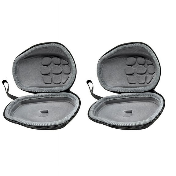 2X Carrying Bag Gaming Mouse Storage Box Case Pouch Shockproof Waterproof Accessories Travel for MX Master 3/3S,2 x Gaming Mouse Storage Box,Black