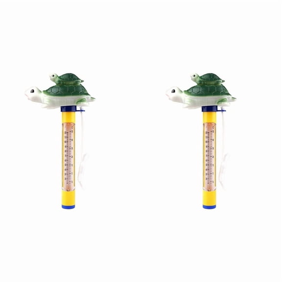 2X Cartoon Pool Thermometer Floating Swimming Pool Thermometer Outdoor Indoor Bath Water Pond  Thermometer
