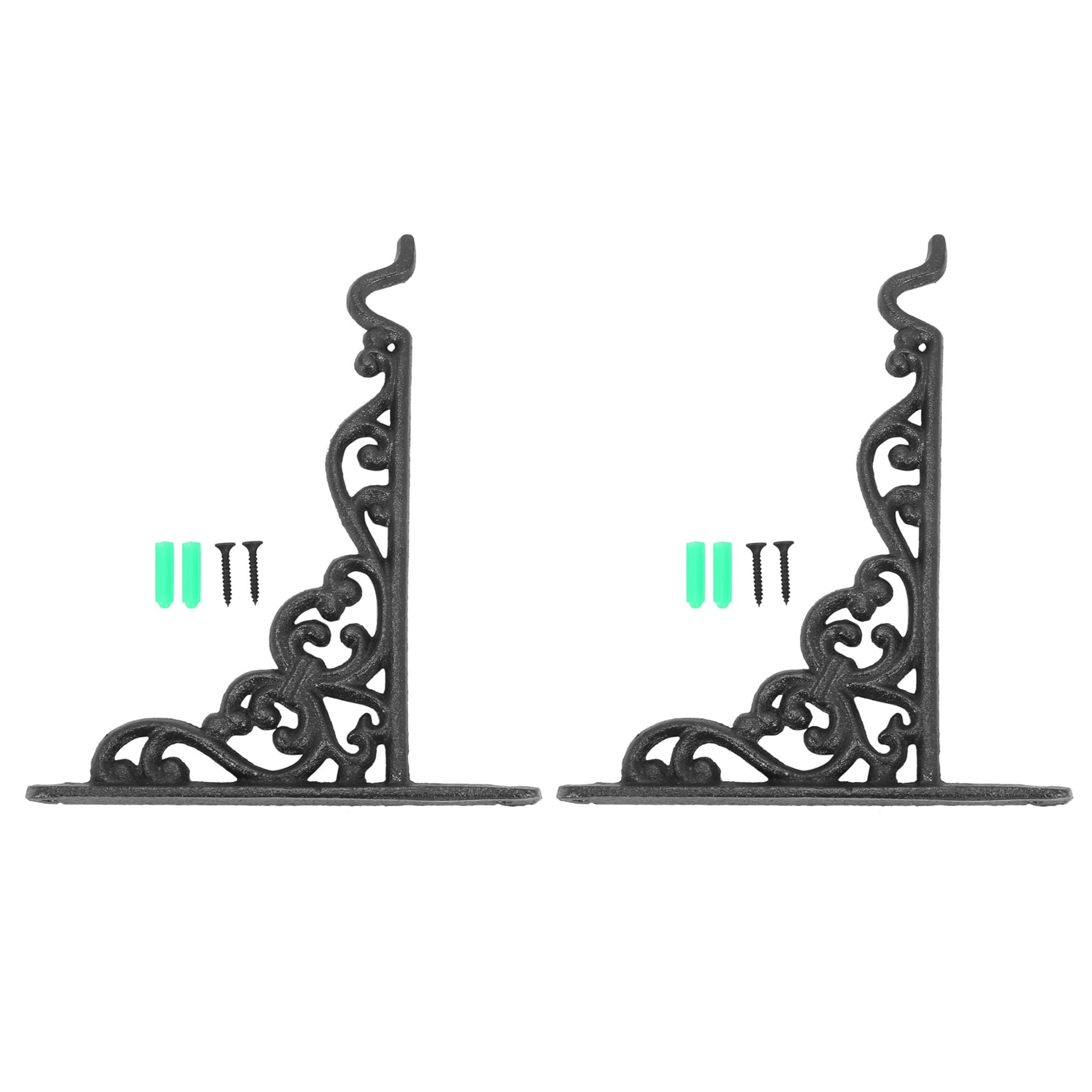 Wrought Iron Garden Lead Apron Hanger With Expansion Screw For Flower Pots  And Baskets Cast Iron Wall Bracket From Liliooo, $19.45