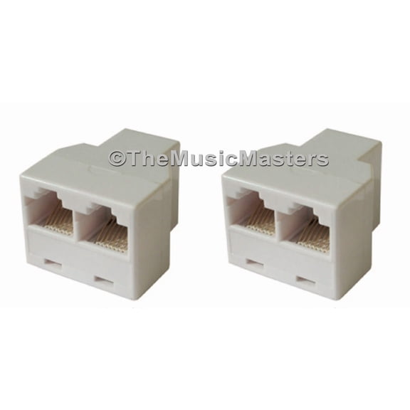 2X Cat5 Network Cable Cord Wire Splitter Splice Rj-45 Extension Connector Vwltw