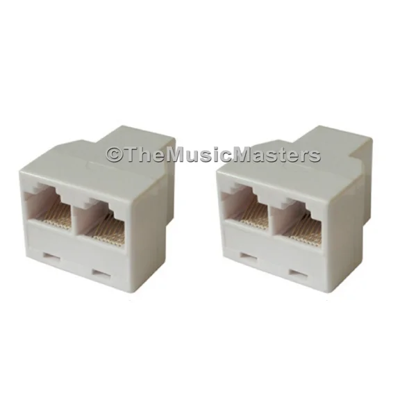 2X Cat5 Network Cable Cord Wire Splitter Splice Rj-45 Extension Connector Vwltw