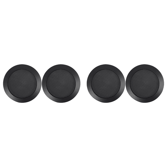 2X Ceiling Speaker Grille, 4-Inch Ceiling Embedded Audio Speaker Grille(Black)