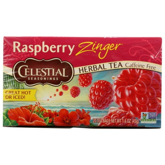 2X - Celestial Rapsberry Zinger Tea 20 ct