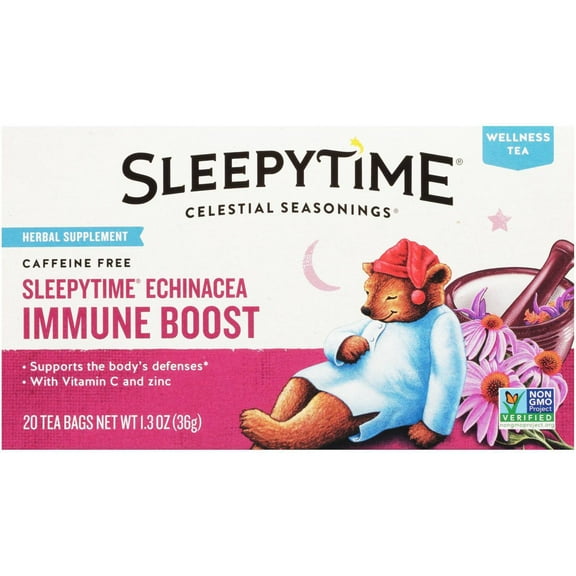 2X - Celestial Seasonings Sleepytime Echinacea Immune Boost - 20ct
