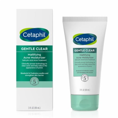 Cetaphil Gentle Clear Mattifying Acne Moisturizer - 3 fl oz