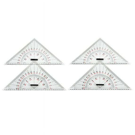 2X Chart Drawing Triangle Ruler for Ship 300mm Large-Scale Distance ...