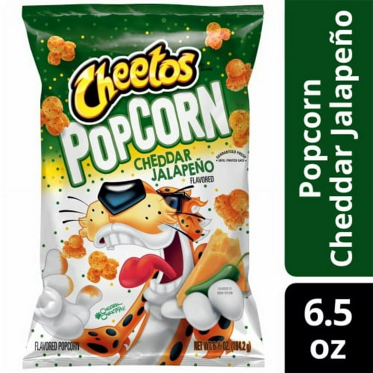 Cheetos Cheddar Jalapeno Popcorn, Cheese Snack, 6.5 oz - Walmart.com