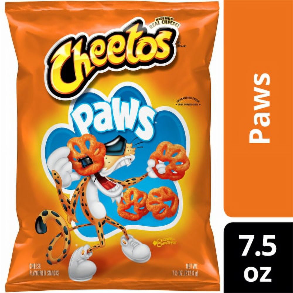 2X-Cheetos Cheese Paws Chips - 7.5 oz