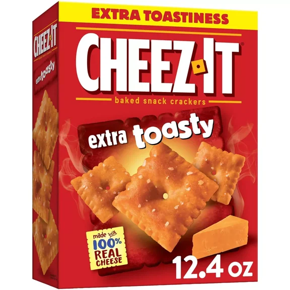 2x-Cheez-It Extra Toasty Baked Snack Crackers - 12.4oz