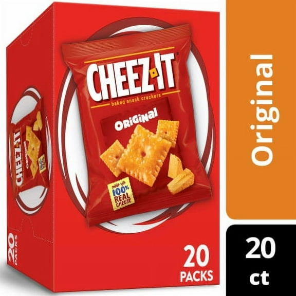 2X - Cheez-It Original Multipack Cheese Snack Crackers 20 ct / 1 oz
