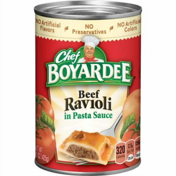 2X - Chef Boyardee Beef Ravioli-15 oz