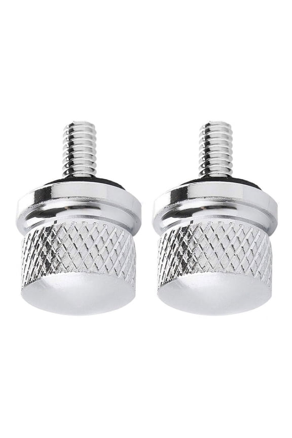 2X Chrome Aluminum Bolt Screw Cap