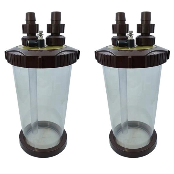 2X Clear CO2 Atomizer External Turbo Super Diffuser Atomizer Fish Tank Aquarium WaterPlant Fish Tank Landscape Aquatic