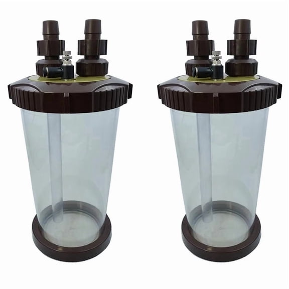 2X Clear CO2 Atomizer External Turbo Super Diffuser Atomizer Fish Tank Aquarium WaterPlant Fish Tank Landscape Aquatic