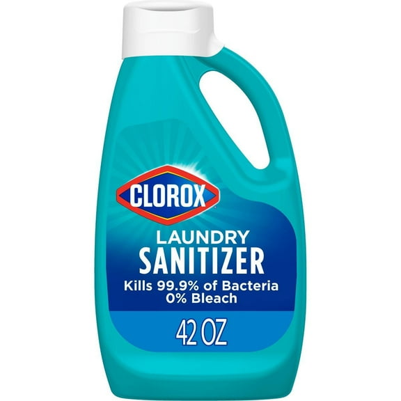 Clorox Laundry Sanitizer, 0% Bleach, Color Safe, Clean Linen, 42 Fluid Ounces - Pack of 2