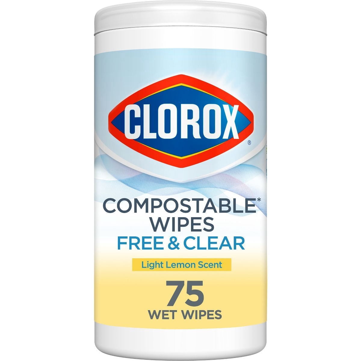 2X - Clorox Lemon Free Clear Wipes - 75ct