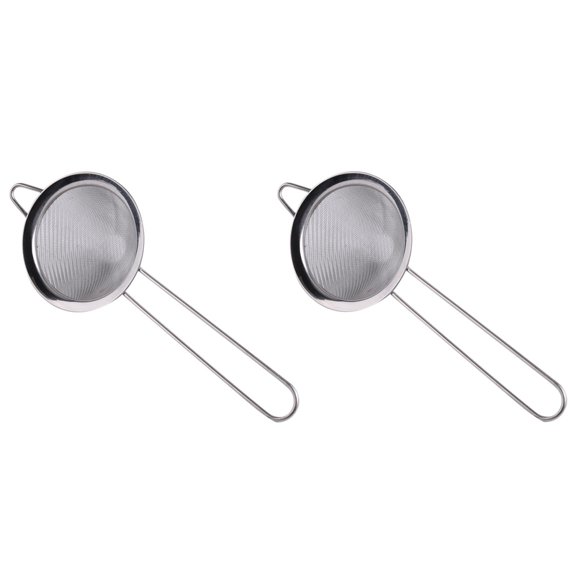 2X Cocktail Fine Strainer Stainless Steel Conical Mesh Strainer Professional Bar Tool
