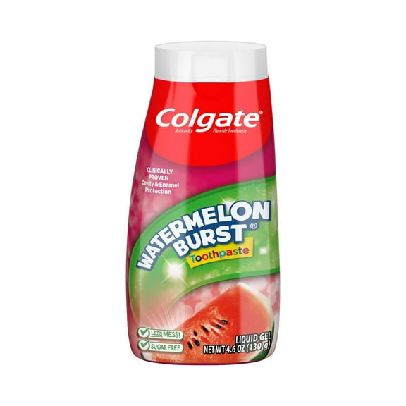 2X - Colgate 2-in-1 Kids Toothpaste and Anticavity Mouthwash - Watermelon Burst - 4.6oz