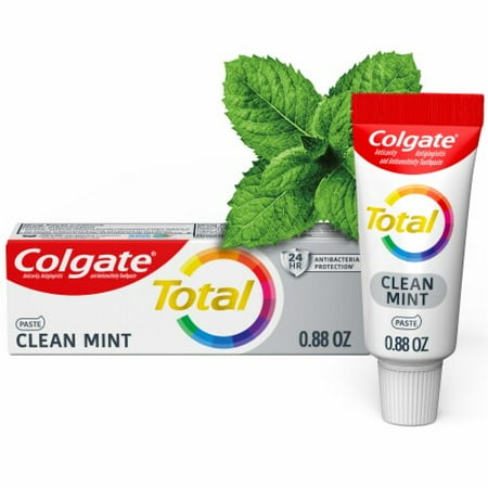 2X - Colgate Total Clean Mint Travel Toothpaste 0.88 oz