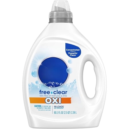 2X Concentrated Liquid Laundry Detergent, Unscented, 90 Loads