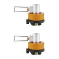 2X Conversion Adapter Camping Gas Stove Adaptor Valve Canister Gas