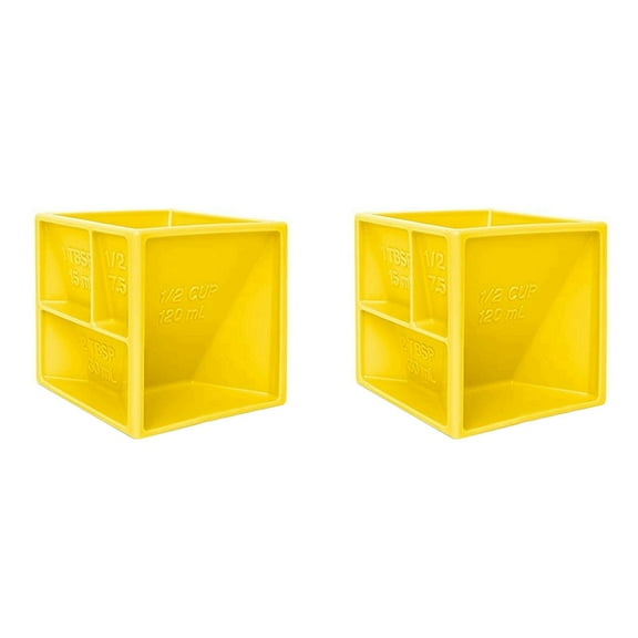 2X Cooking Measuring Cups, Dishwasher Safe Cup, Measure Spoons, Spoon Plastic