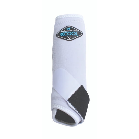 Small Professionals Choice 2XCOOL Horse Sports Front Boots Pair White